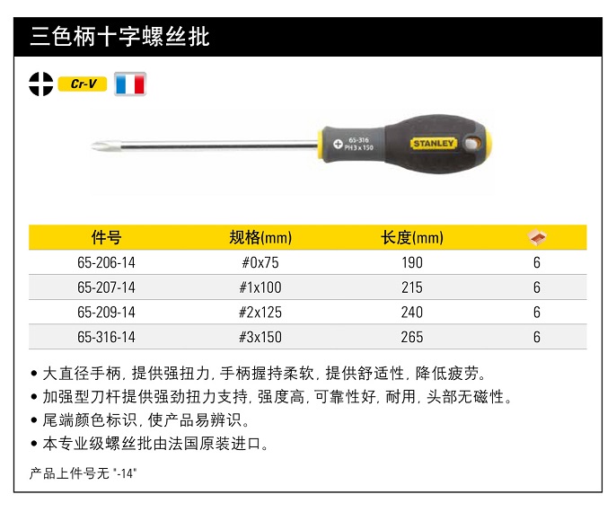 史丹利三色柄十字螺絲批1#.jpg100mm.jpg